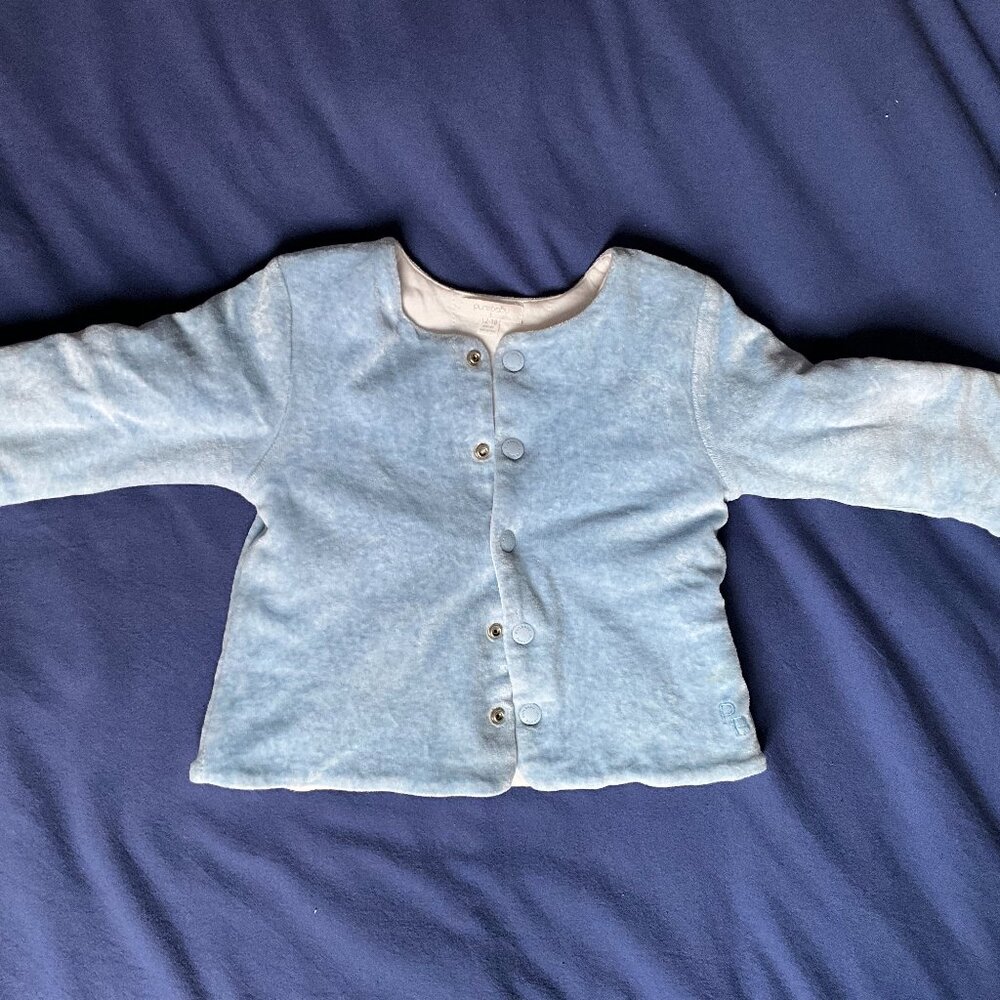 Purebaby - Baby Blue Cozy Sweater